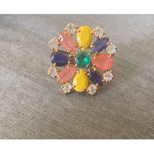 Kate spade  ♠️ kaleidoscope 
gold plated ring 💍
in great condition 💎